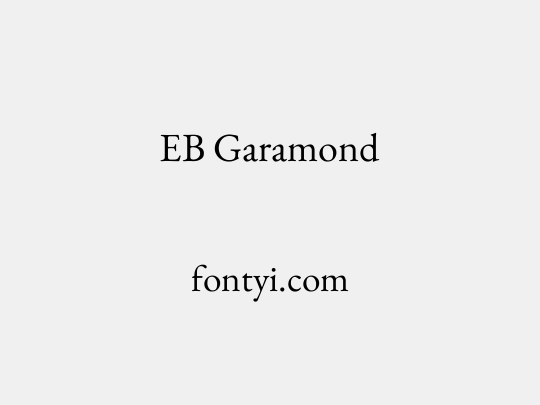 EB Garamond
