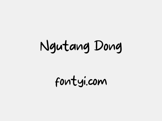 Ngutang Dong