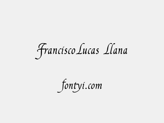 FranciscoLucas Llana