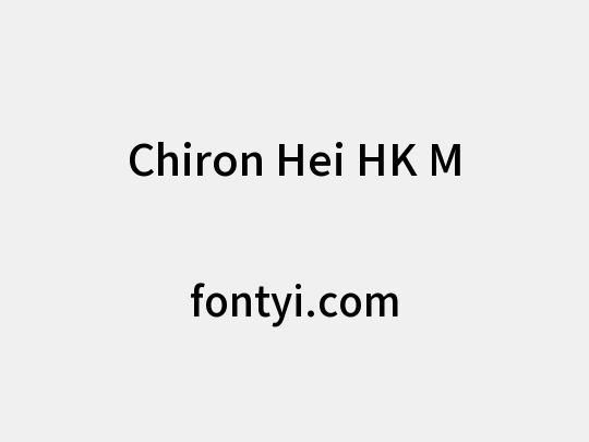 Chiron Hei HK M
