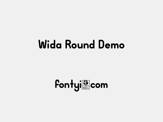 Wida Round Demo