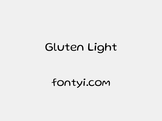 Gluten Light