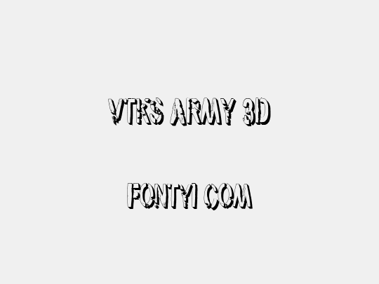 vtks army 3d