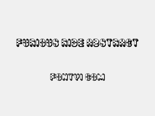 Furious Ride Abstract