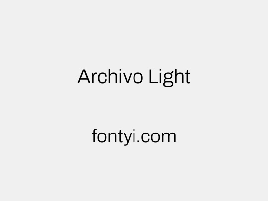 Archivo Light