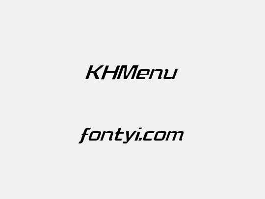 KHMenu