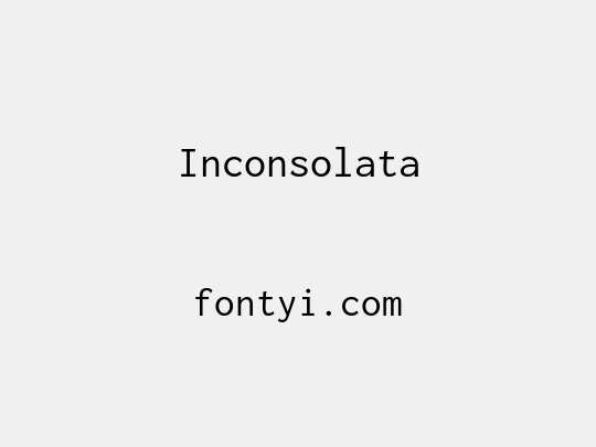 Inconsolata