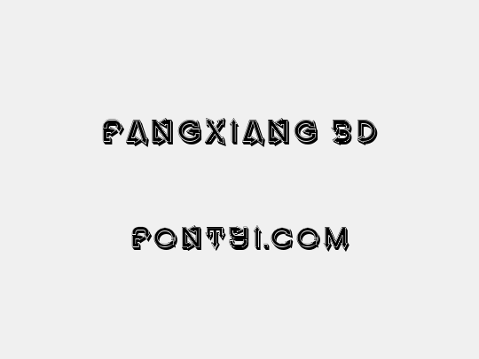 Fangxiang 3D