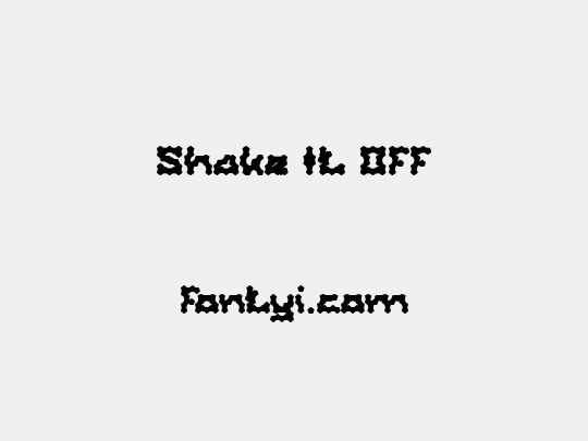 Shake It Off