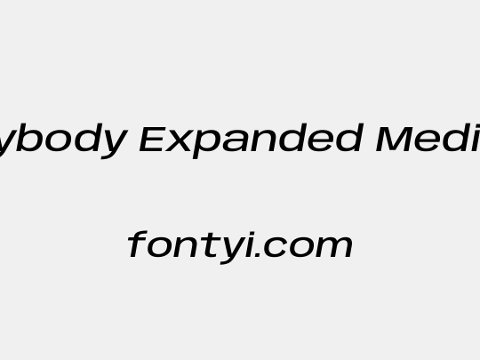 Anybody Expanded Medium