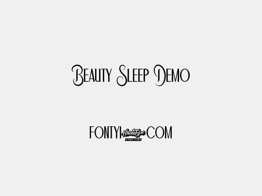Beauty Sleep Demo