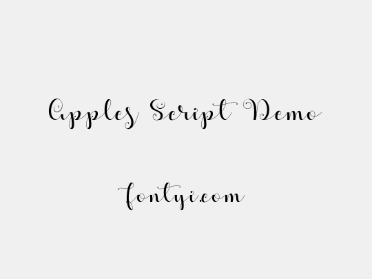Apples Script Demo