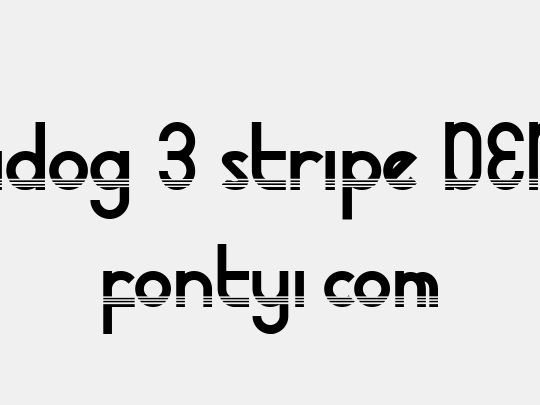 adidog 3 stripe DEMO