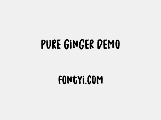 Pure Ginger Demo