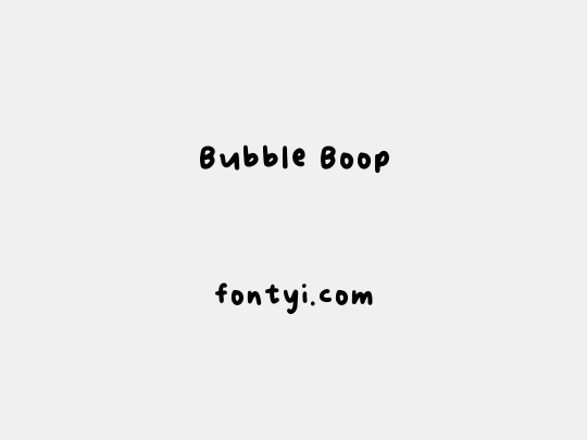 Bubble Boop
