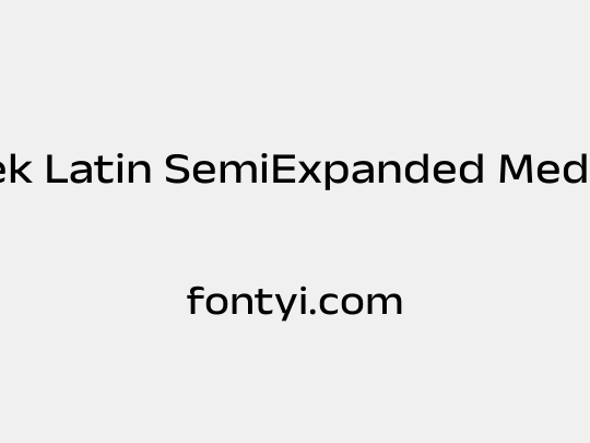 Anek Latin SemiExpanded Medium