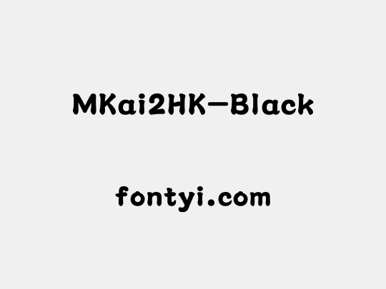 MKai2HK-Black