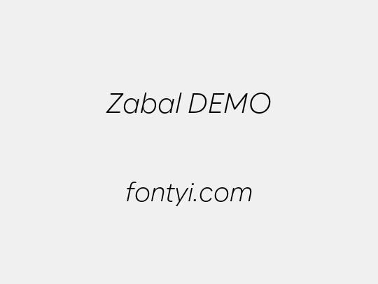 Zabal DEMO