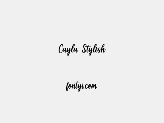 Cayla Stylish