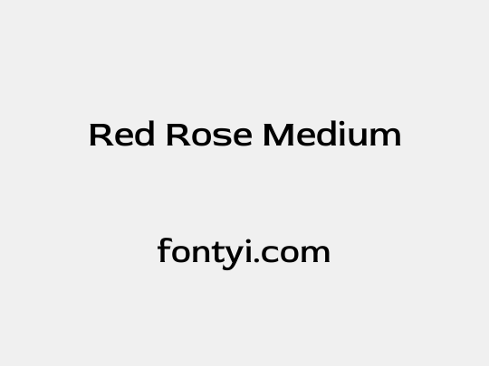 Red Rose Medium