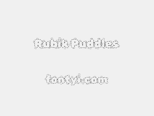 Rubik Puddles