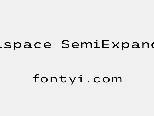 Trispace SemiExpanded