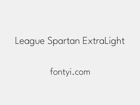 League Spartan ExtraLight
