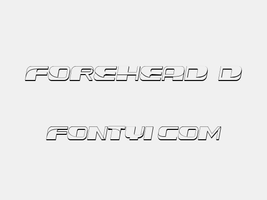 Forehead 3D