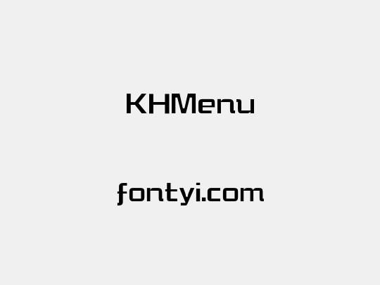 KHMenu