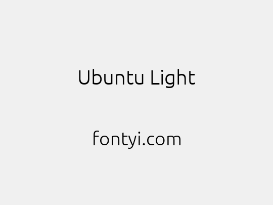 Ubuntu Light