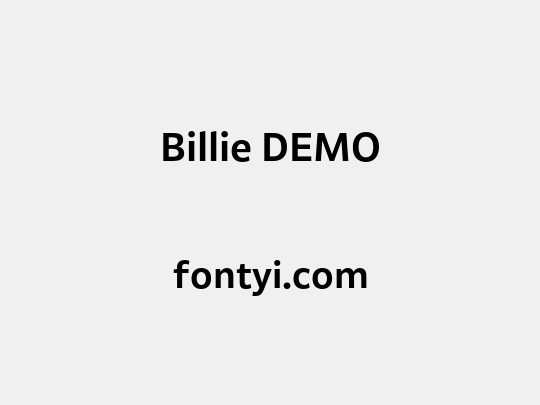 Billie DEMO