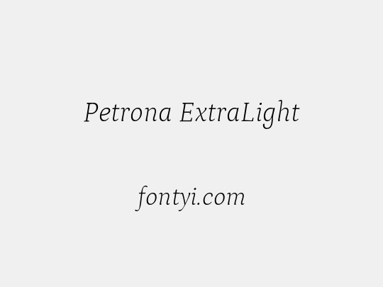 Petrona ExtraLight