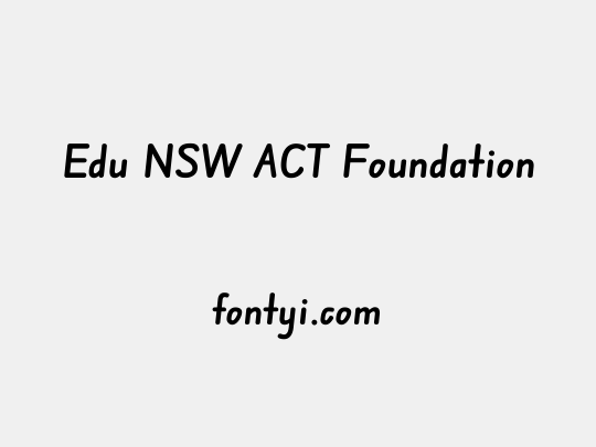 Edu NSW ACT Foundation