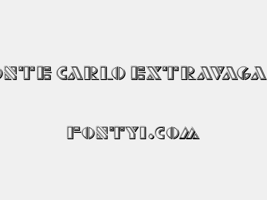 Monte Carlo Extravagant