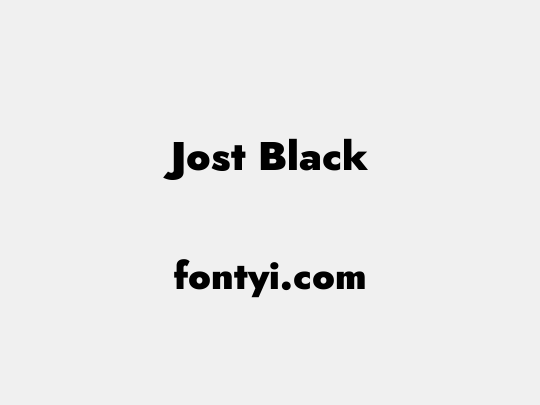 Jost Black