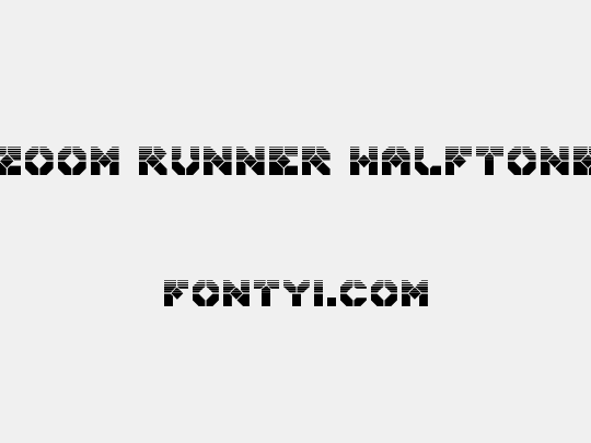 Zoom Runner Halftone