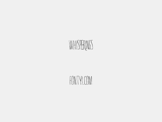 Whisperings