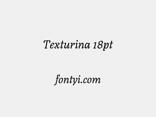 Texturina 18pt