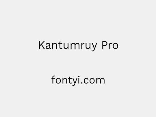 Kantumruy Pro