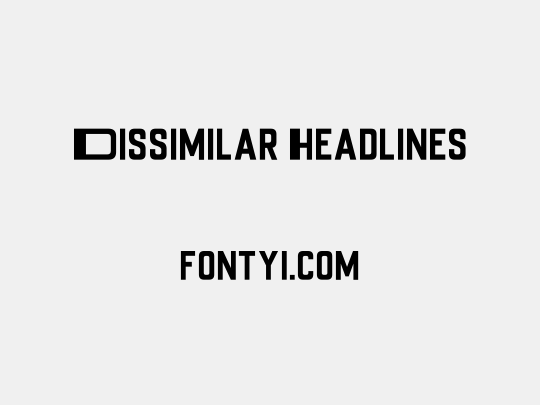 Dissimilar Headlines