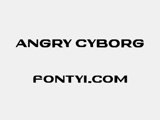 Angry Cyborg