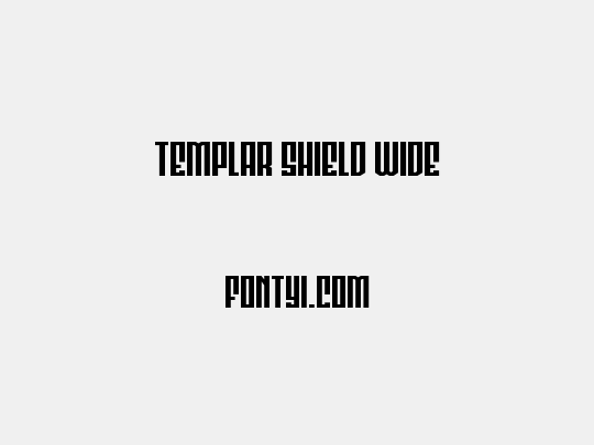 Templar Shield Wide