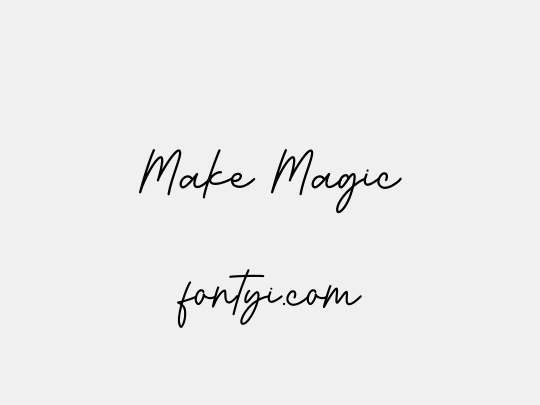 Make Magic