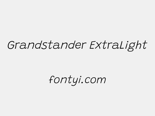 Grandstander ExtraLight