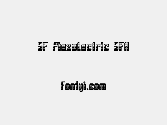 SF Piezolectric SFX