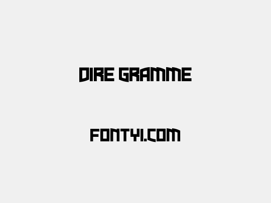 Dire Gramme