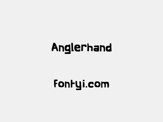 Anglerhand