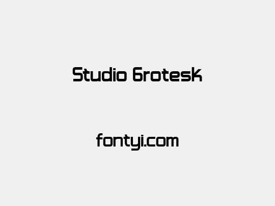 Studio Grotesk