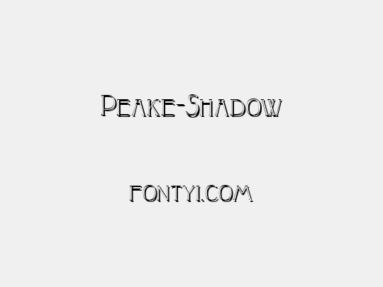 Peake-Shadow