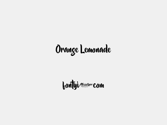 Orange Lemonade